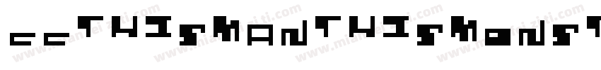 CCThisManThisMonsterVariable Regula字体转换